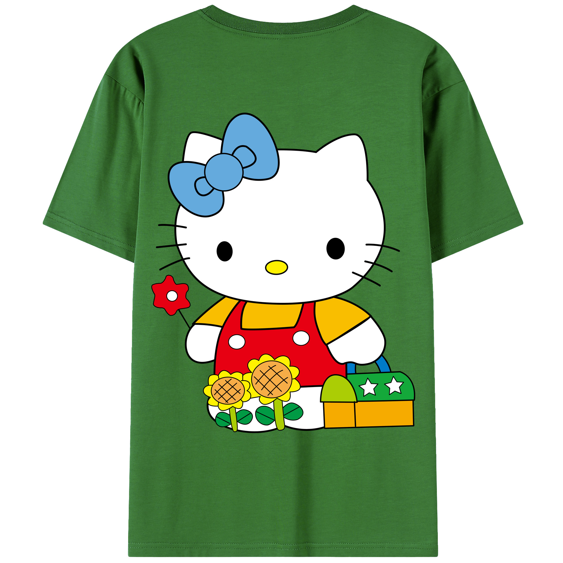 （画像用） Hello Kitty ハローキティ レディース半袖Tシャツ(バックプリント)